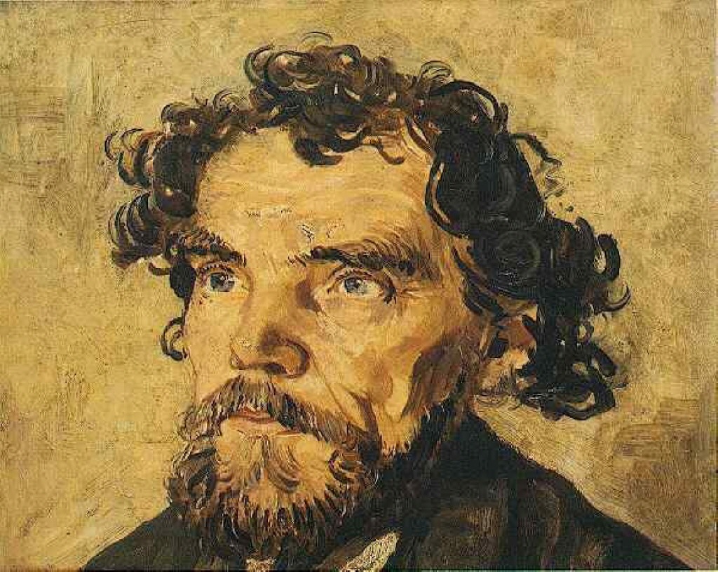 Portrait of a Man (1887) Vincent van Gogh tablo - Dekolata