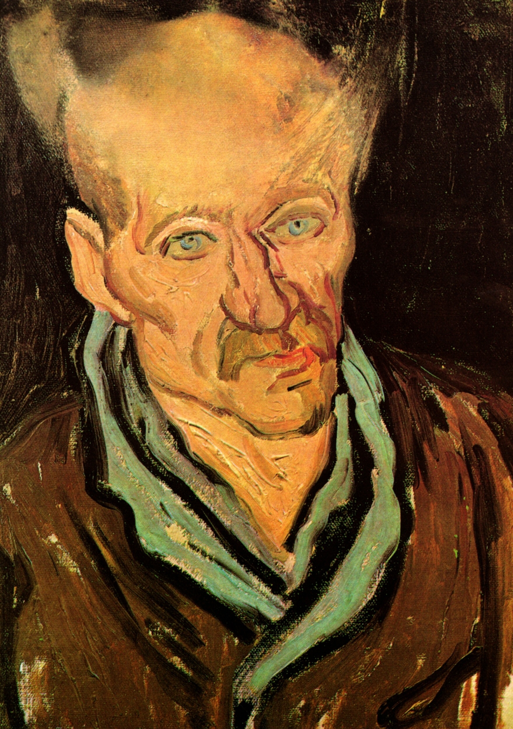 Portrait of a Patient in Saint Paul Hospital (1889) Vincent van Gogh tablo - Dekolata