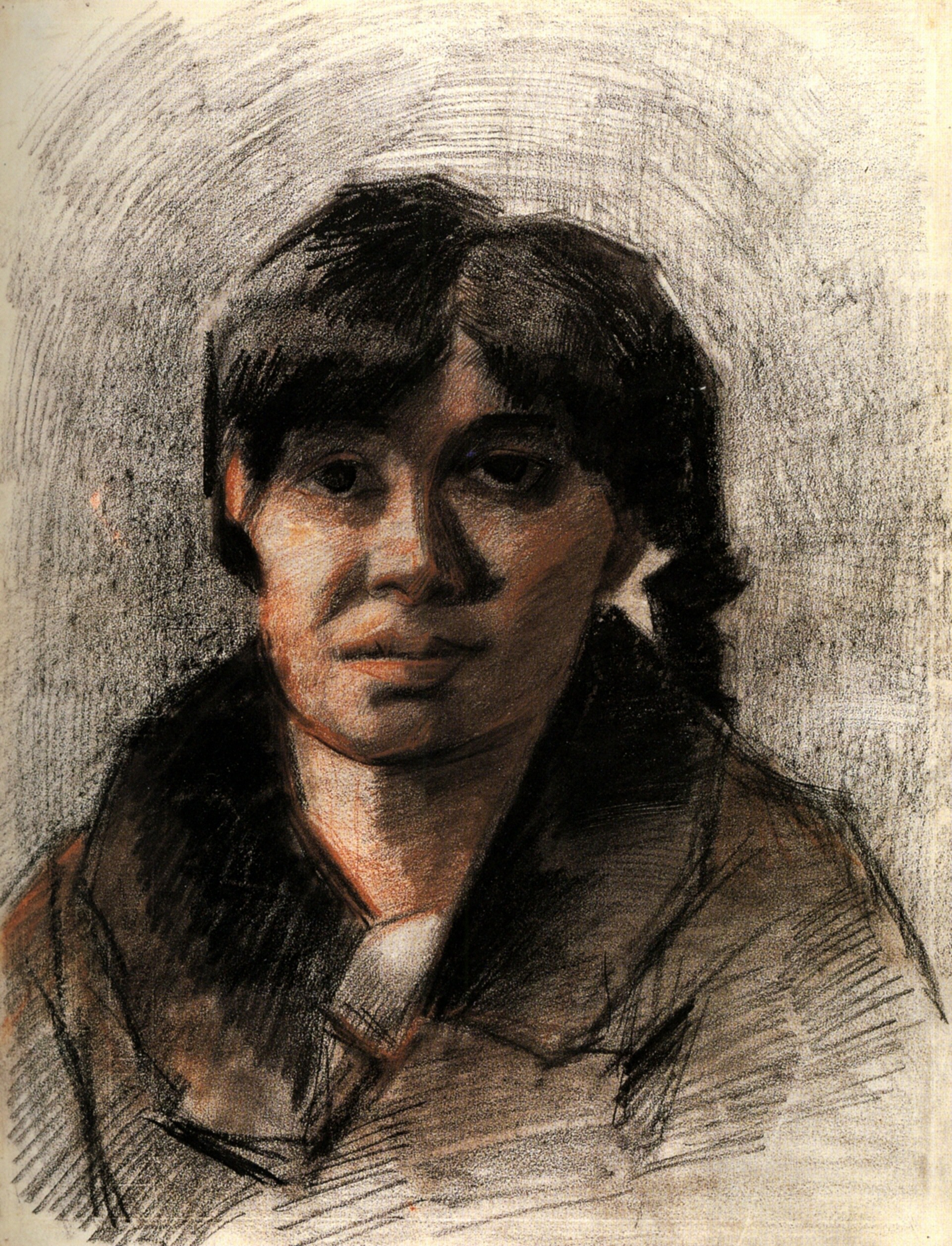 Portrait of a Woman (1885) Vincent van Gogh tablo - Dekolata