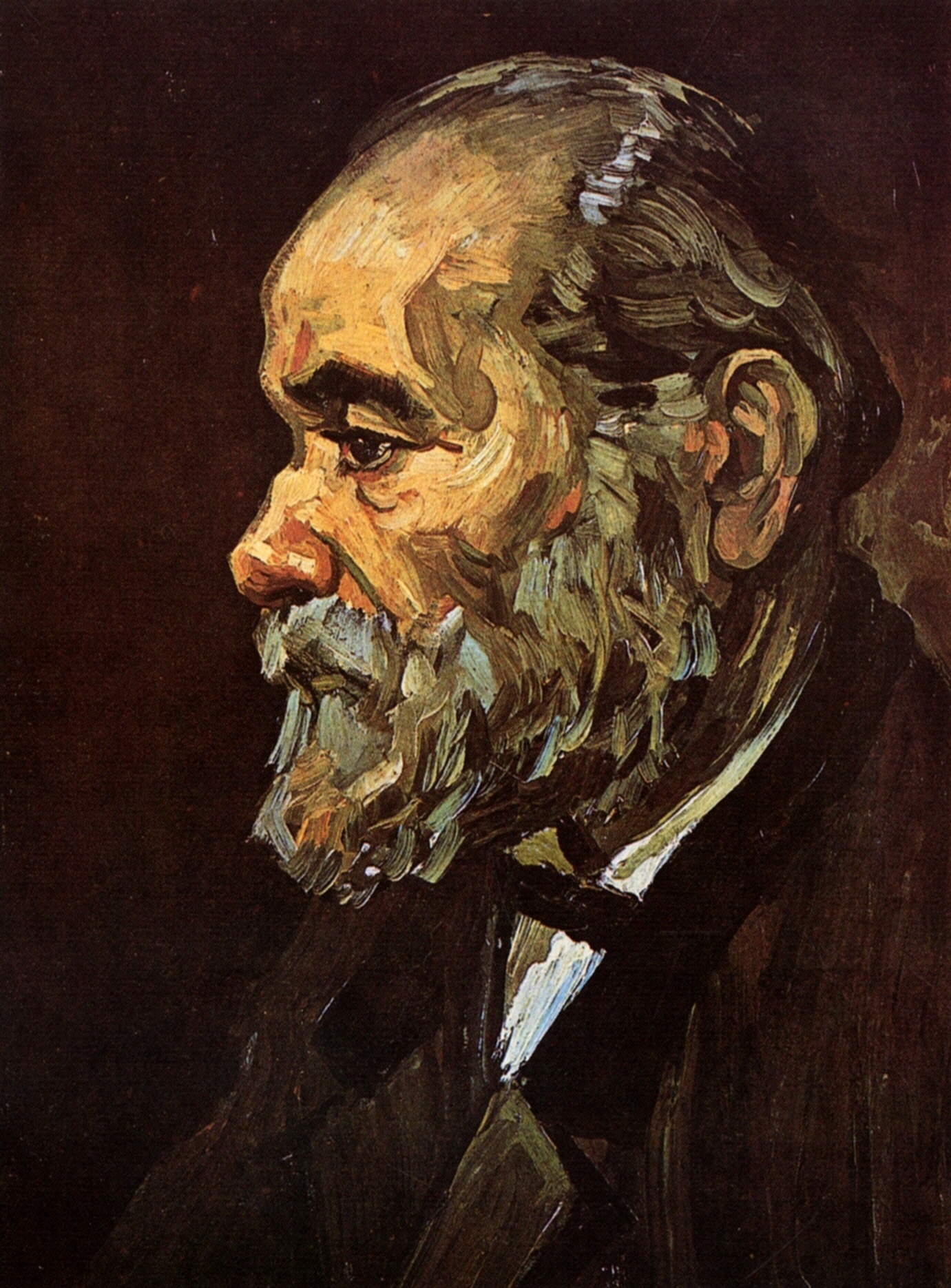 Portrait of an Old Man with Beard (1885) – Vincent van Gogh Tablo