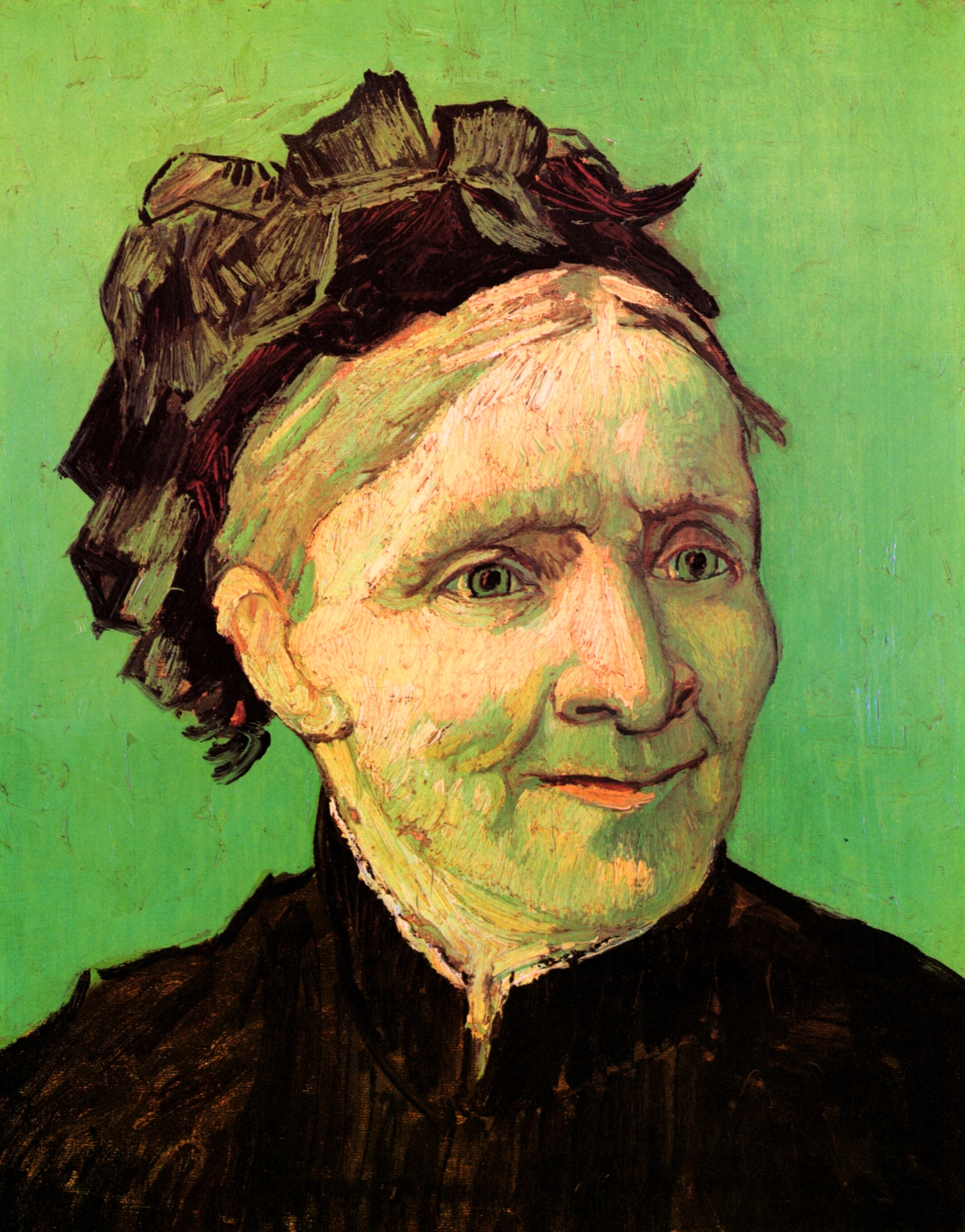Portrait of the Artist's Mother (1888) Vincent van Gogh tablo - Dekolata