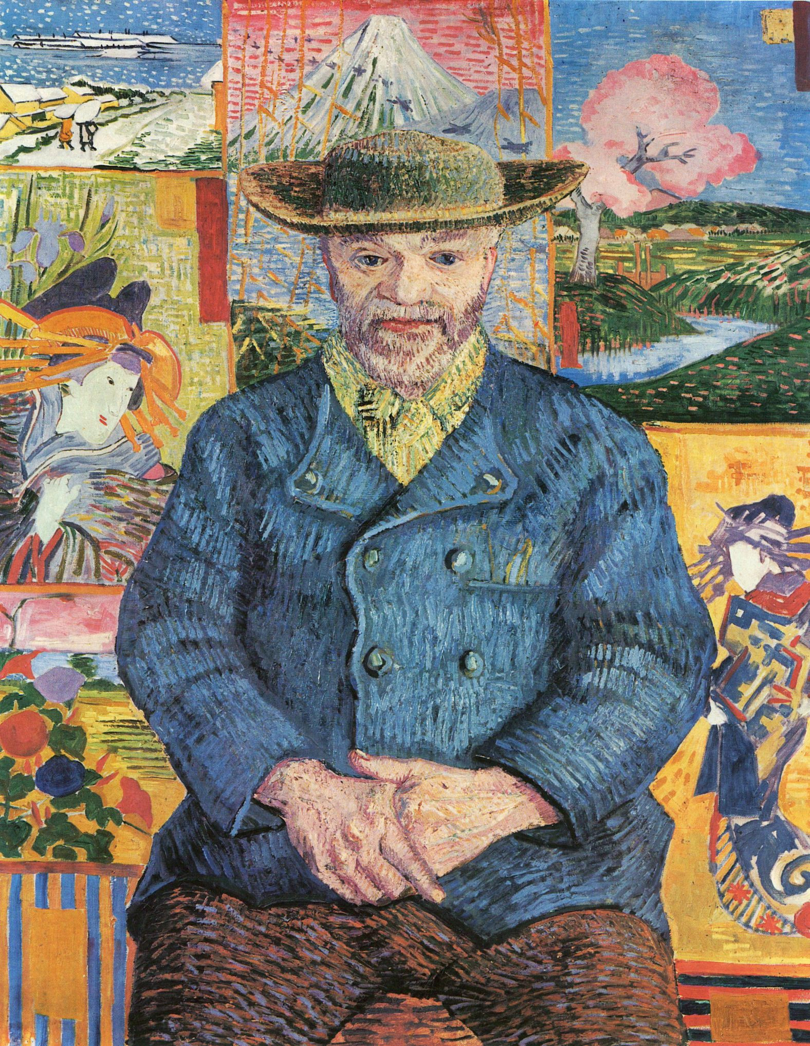 Père Tanguy (1888) Vincent van Gogh tablo - Dekolata
