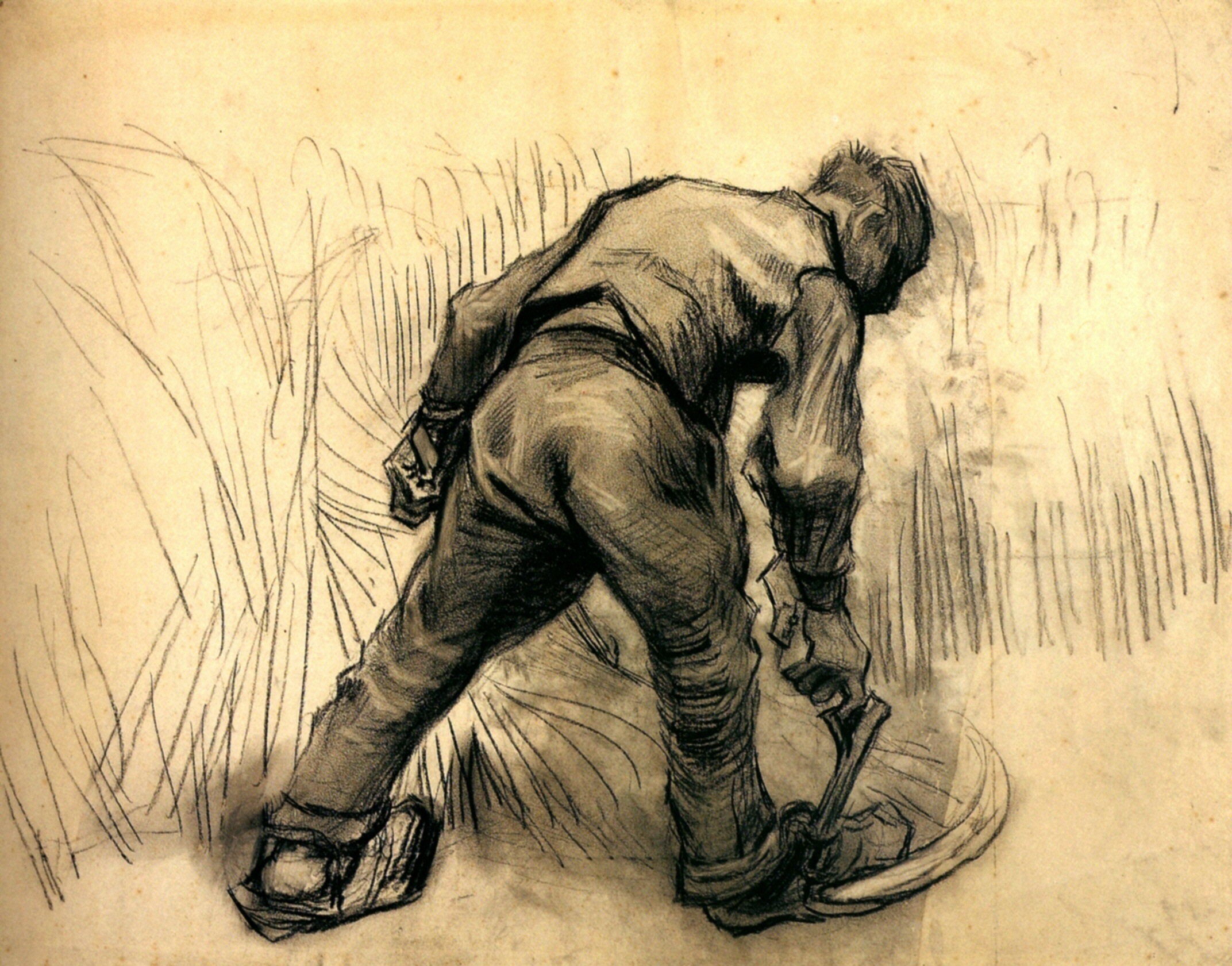 Reaper (1885) Vincent van Gogh tablo - Dekolata