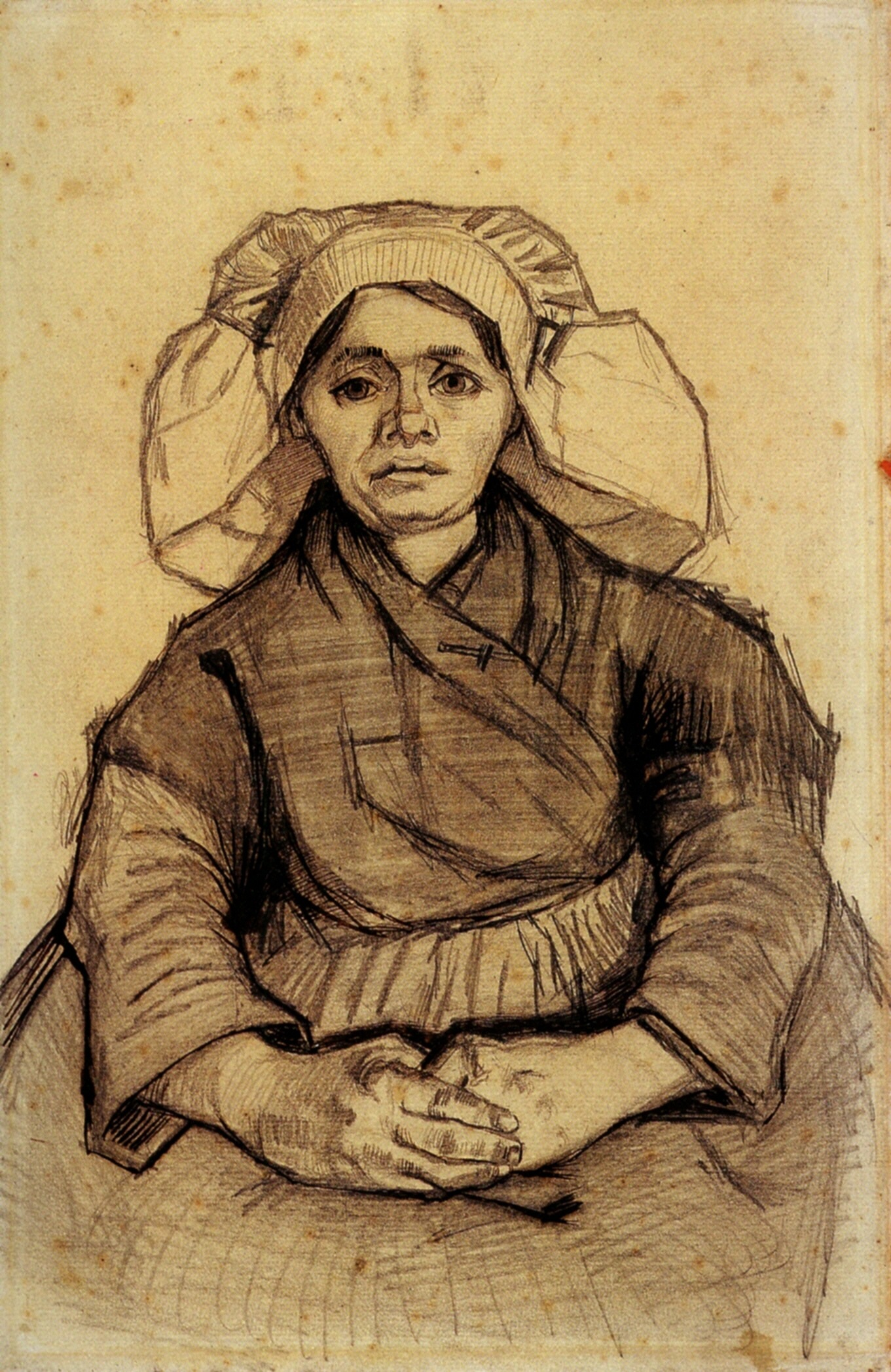 Seated Woman (1885) Vincent van Gogh tablo - Dekolata