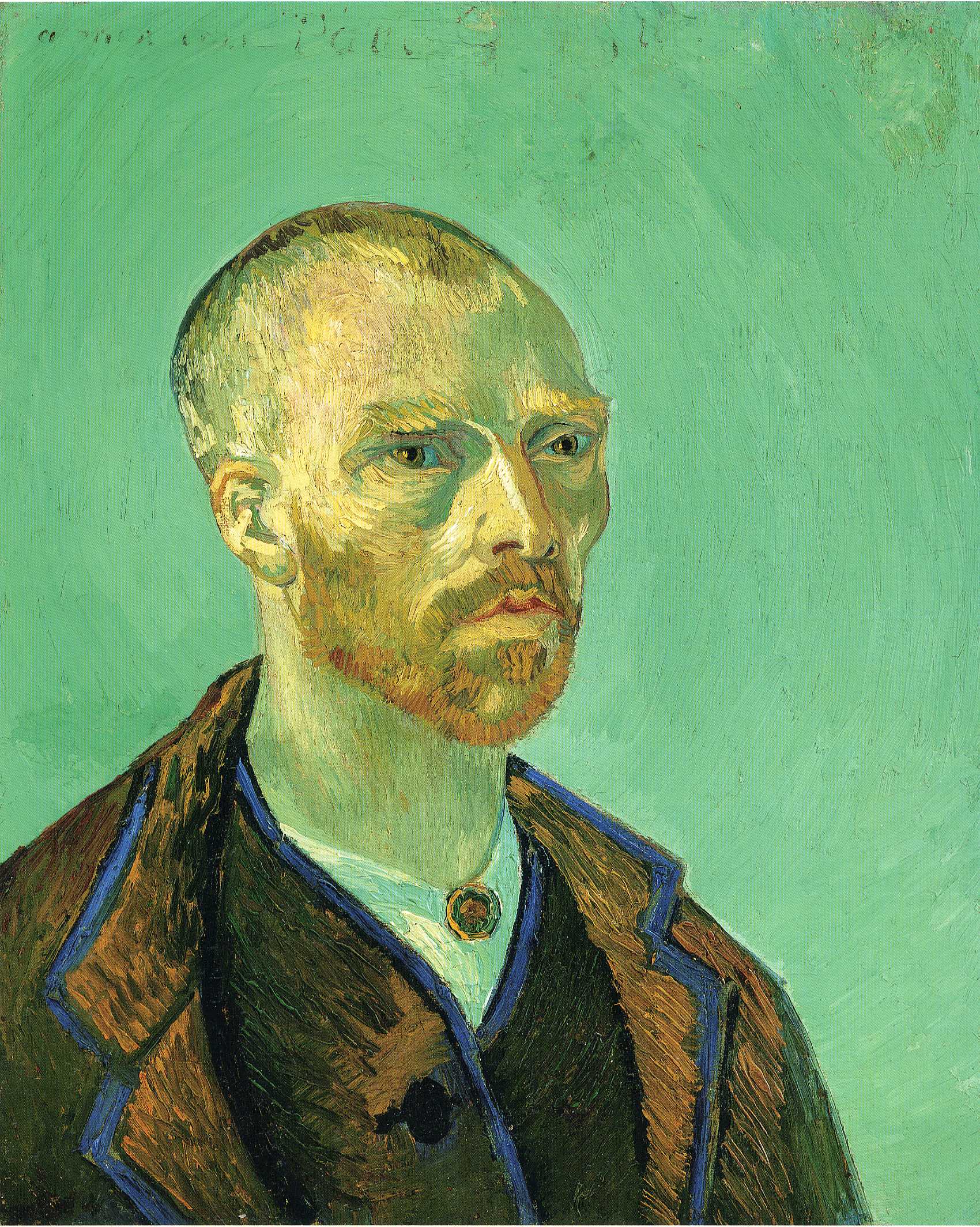 Self Portrait Dedicated to Paul Gauguin (1888) Vincent van Gogh tablo - Dekolata