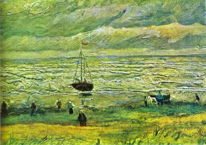 Shores of Scheveningen (1882) Vincent van Gogh tablo - Dekolata