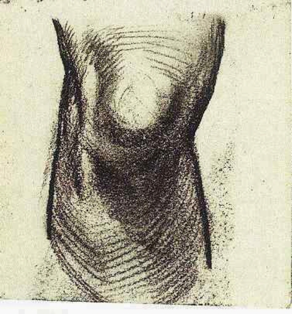 Sketch of a Knee (1886) Vincent van Gogh tablo - Dekolata