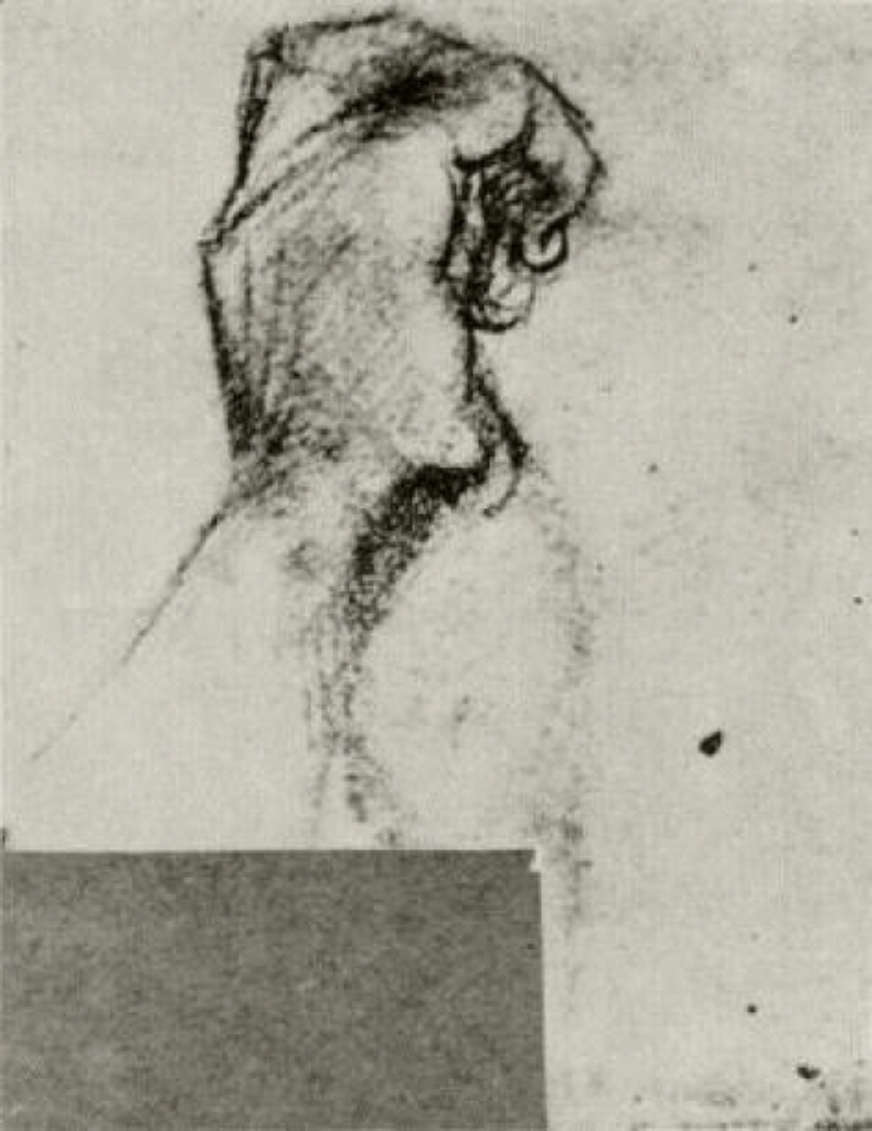 Sketch of a Left Hand (1886) Vincent van Gogh tablo - Dekolata