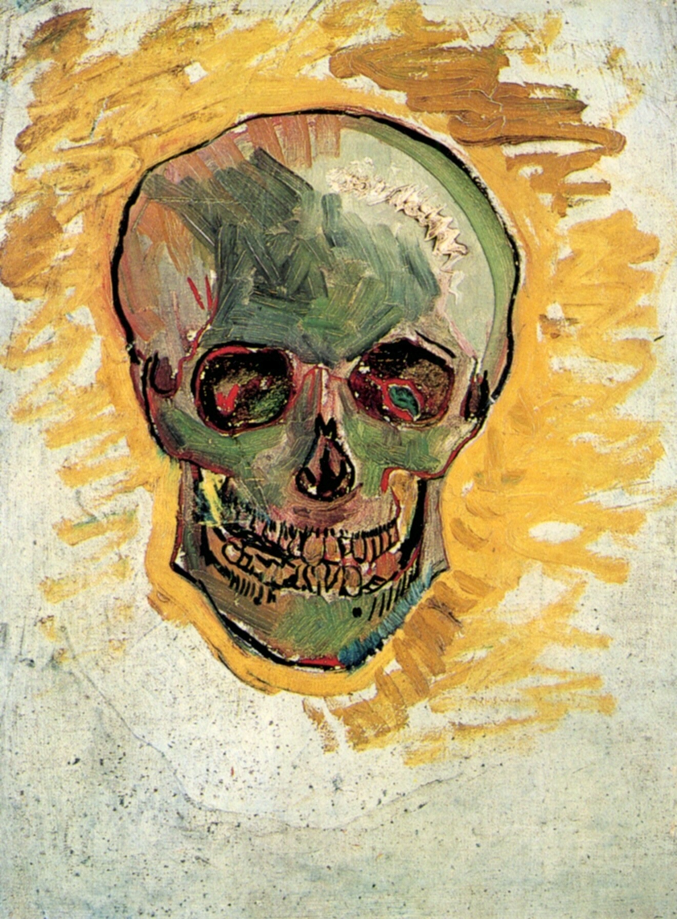 Skull (1887) Vincent van Gogh tablo - Dekolata