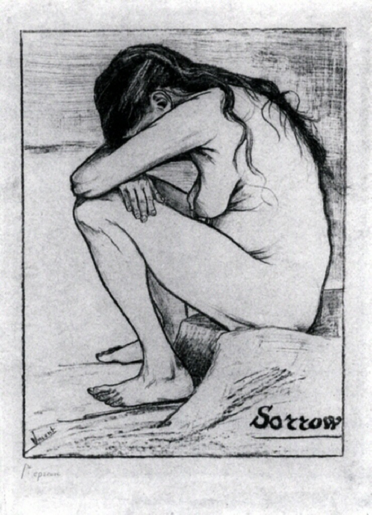 Sorrow (1882) Vincent van Gogh tablo - Dekolata
