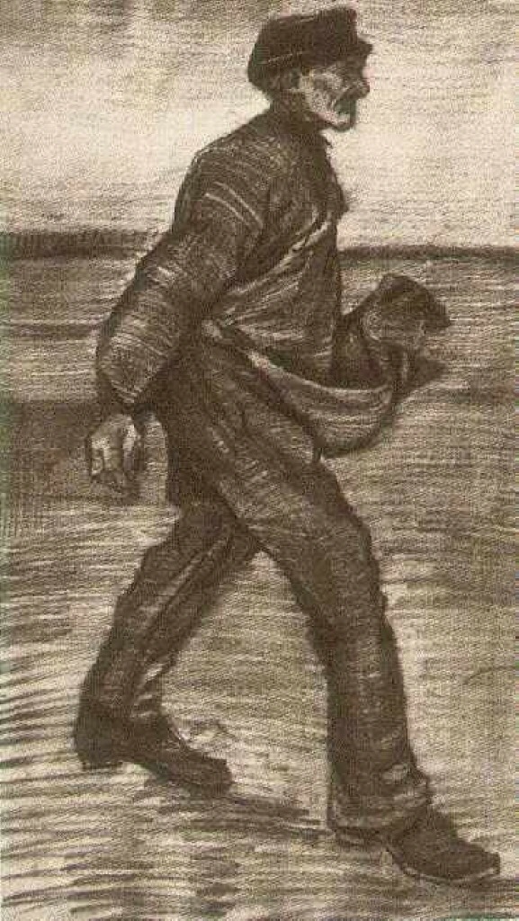 Sower (1882) – Vincent van Gogh Tablo