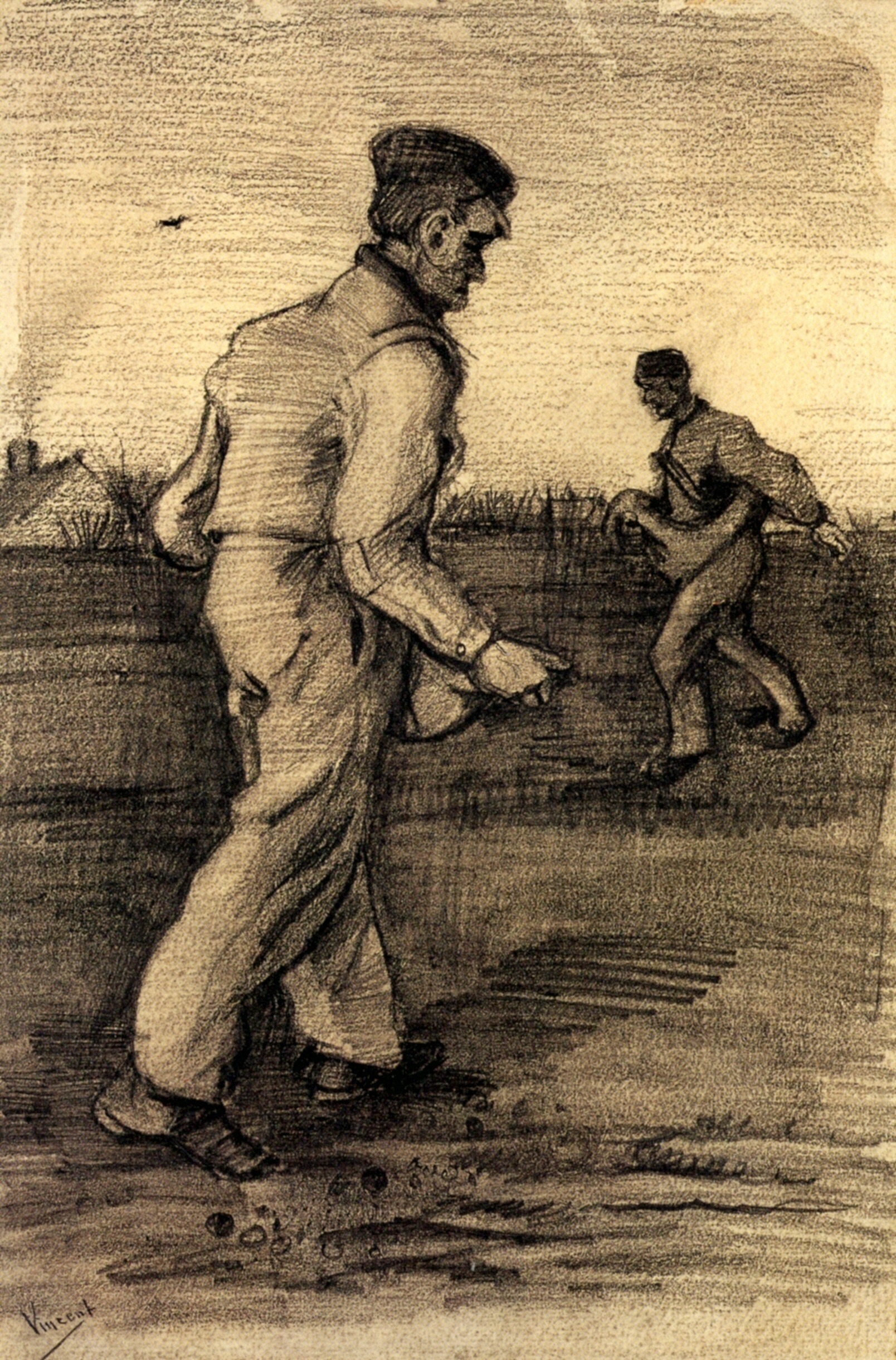 Sowers (1882) – Vincent van Gogh Tablo