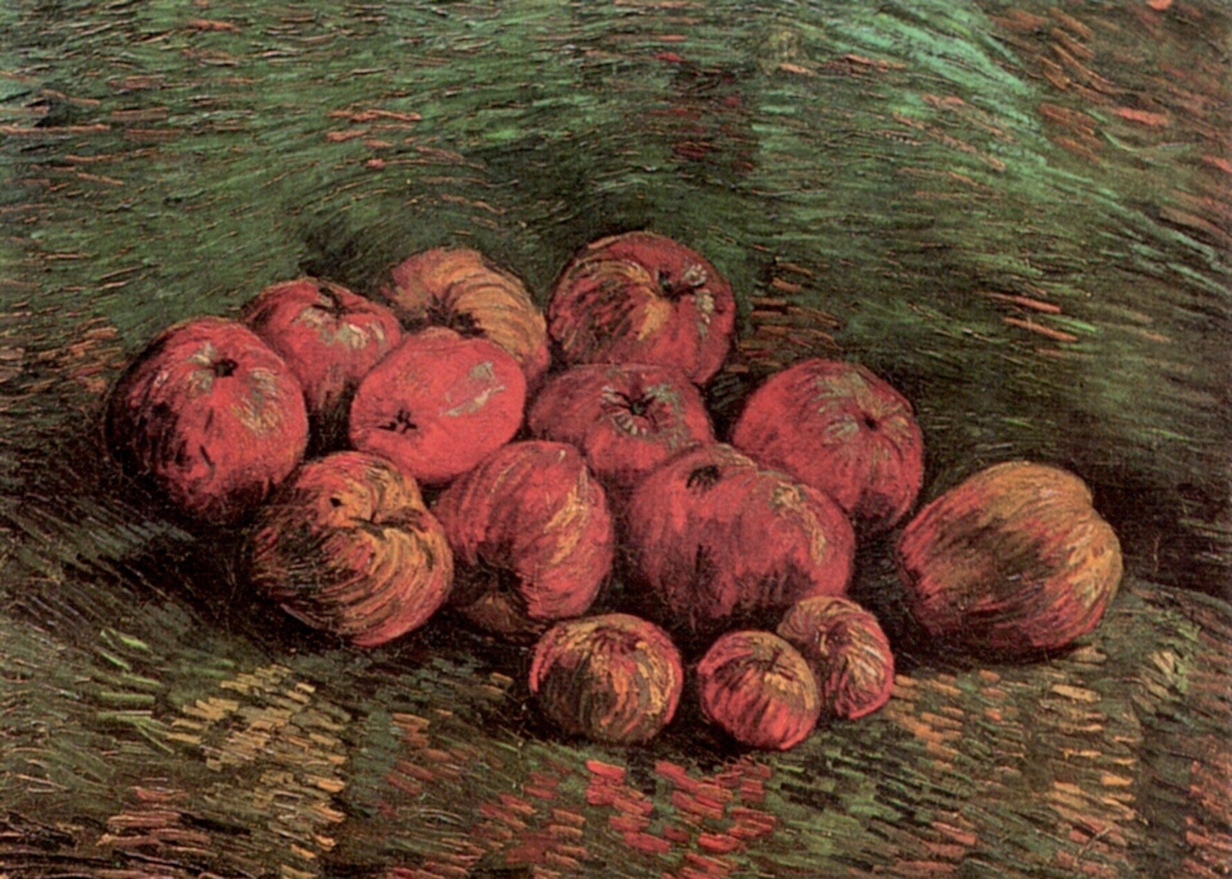 Still Life with Apples (1887) Vincent van Gogh tablo - Dekolata
