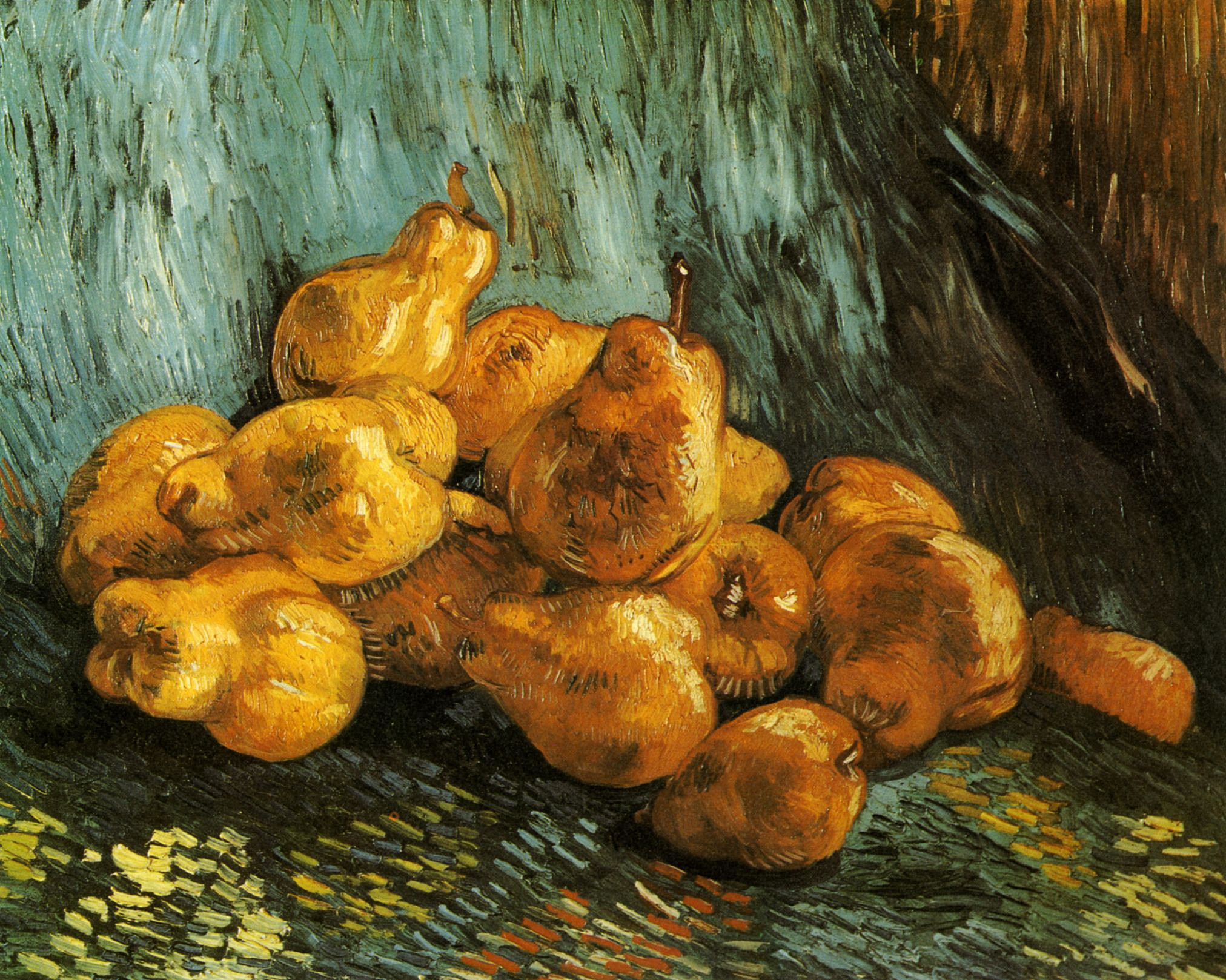 Still Life with Pears (1888) Vincent van Gogh tablo - Dekolata