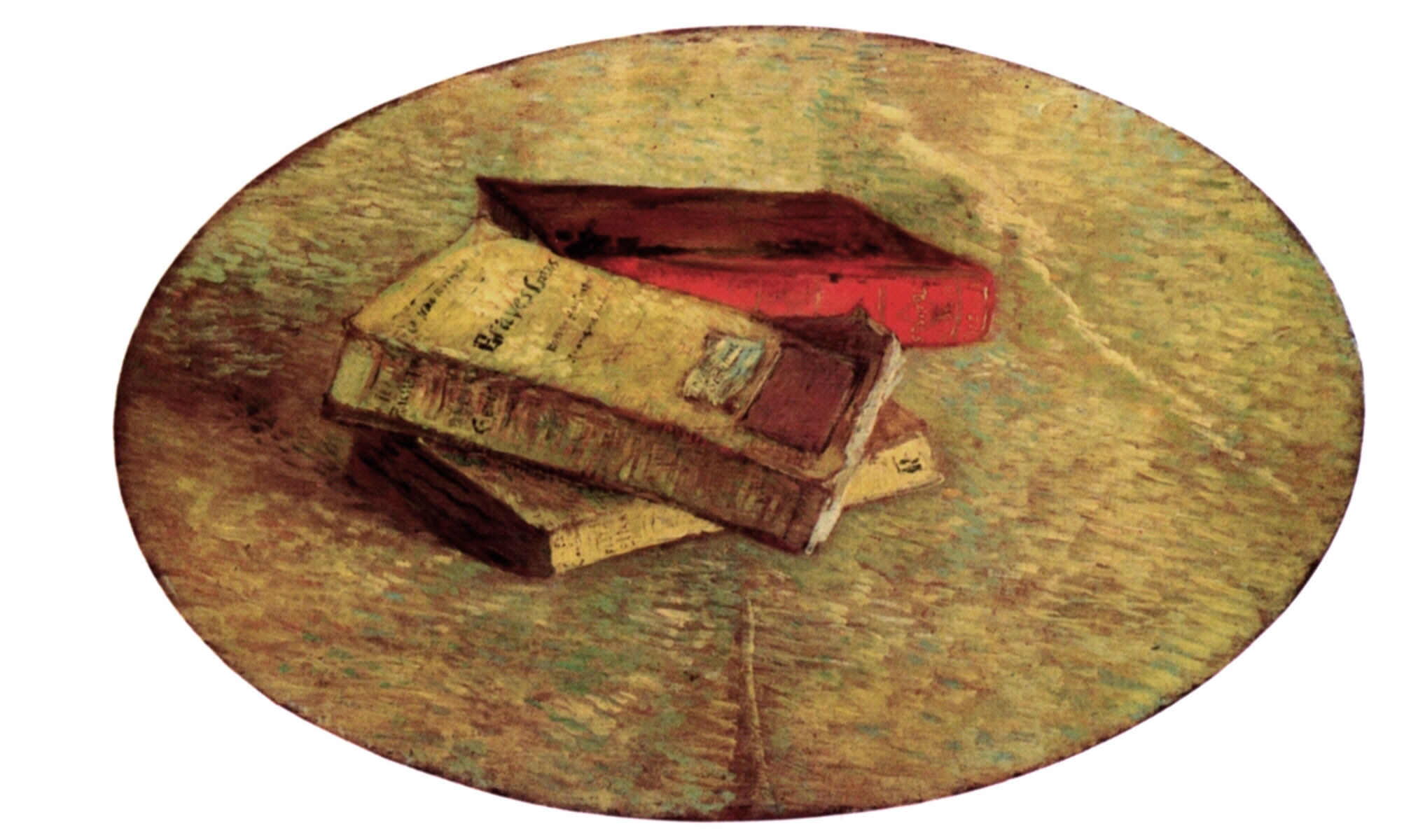 Still Life with Three Books (1887) – Vincent van Gogh Tablo
