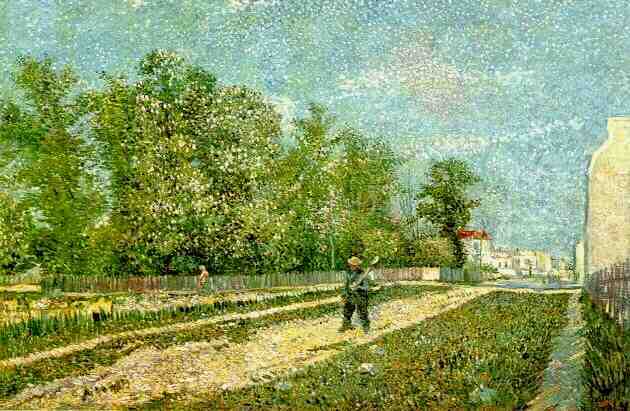 Suburbs of Paris (1887) Vincent van Gogh tablo - Dekolata