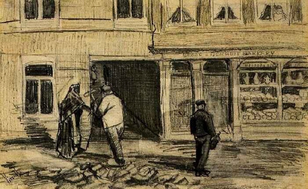 The Bakery in de Geest (1882) Vincent van Gogh tablo - Dekolata