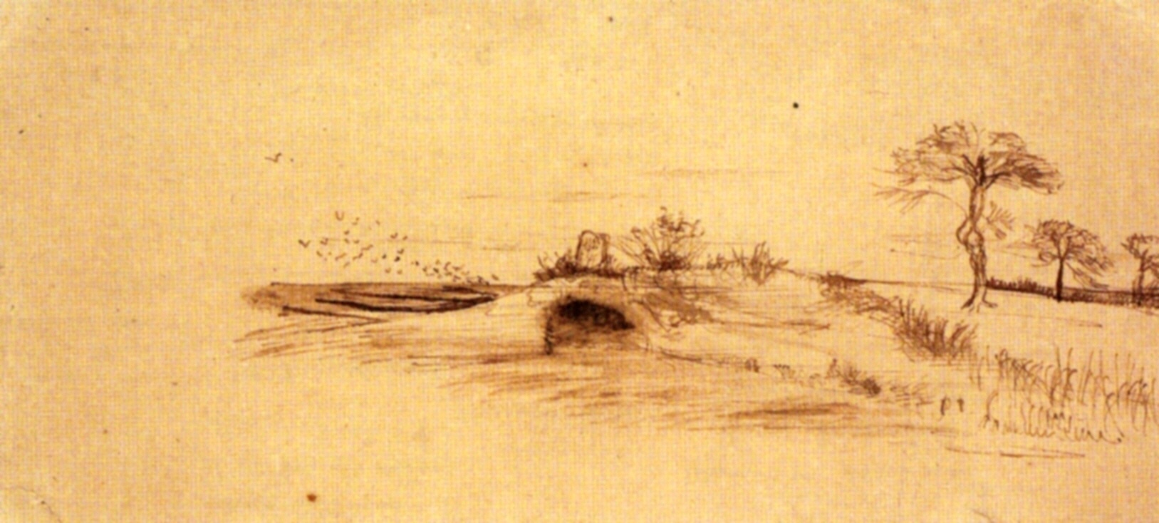 The Cave of Machpelah (1877) Vincent van Gogh tablo - Dekolata