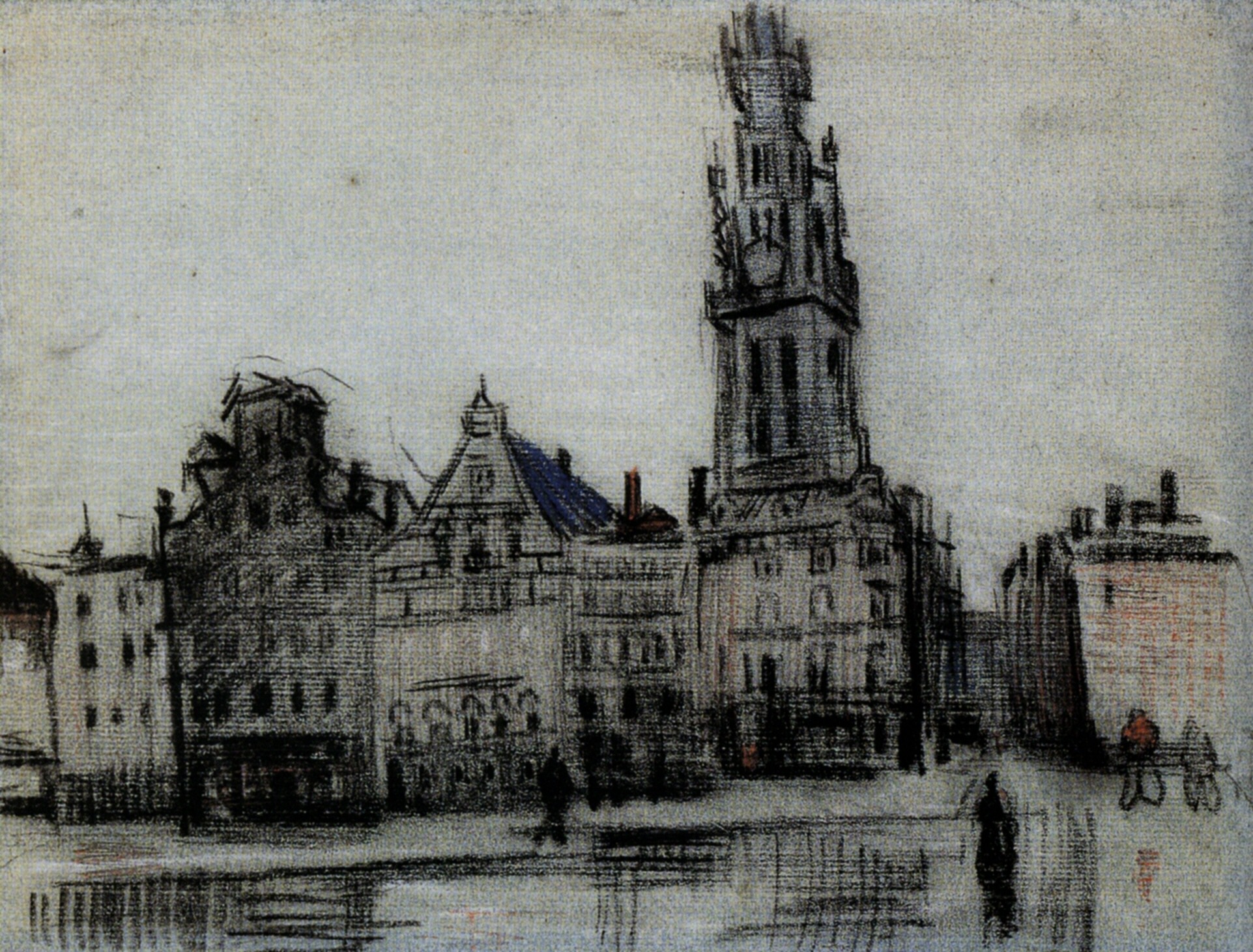 The Grote Markt (1885) Vincent van Gogh tablo - Dekolata