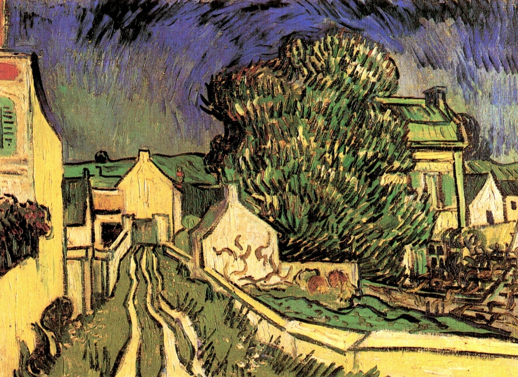 The House of Pere Pilon (1890) – Vincent van Gogh Tablo
