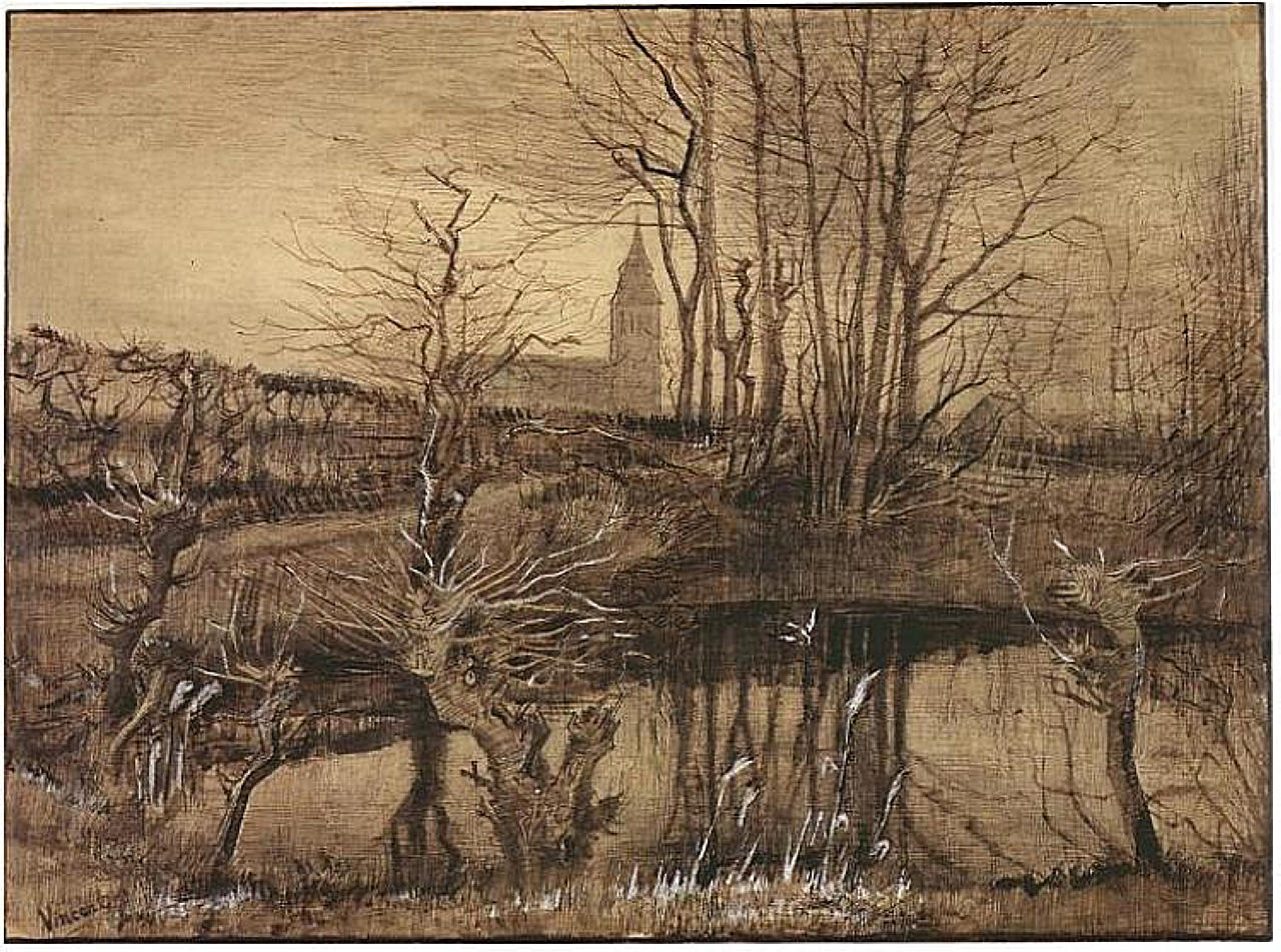 The Kingfisher (1884) – Vincent van Gogh Tablo