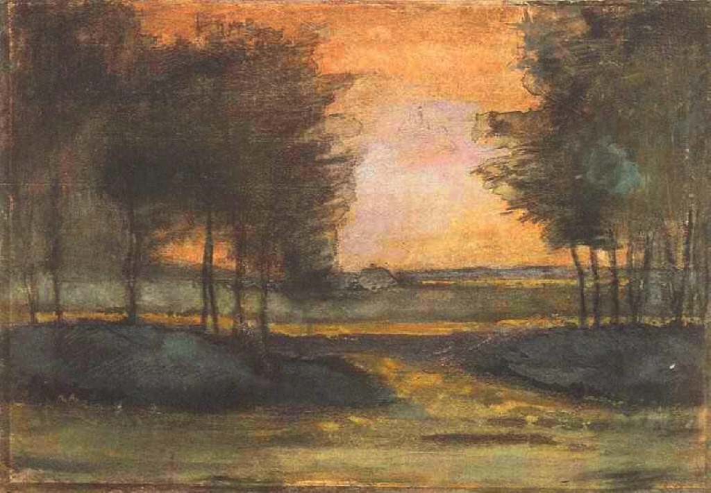 The Landscape in Drenthe (1883) – Vincent van Gogh Tablo