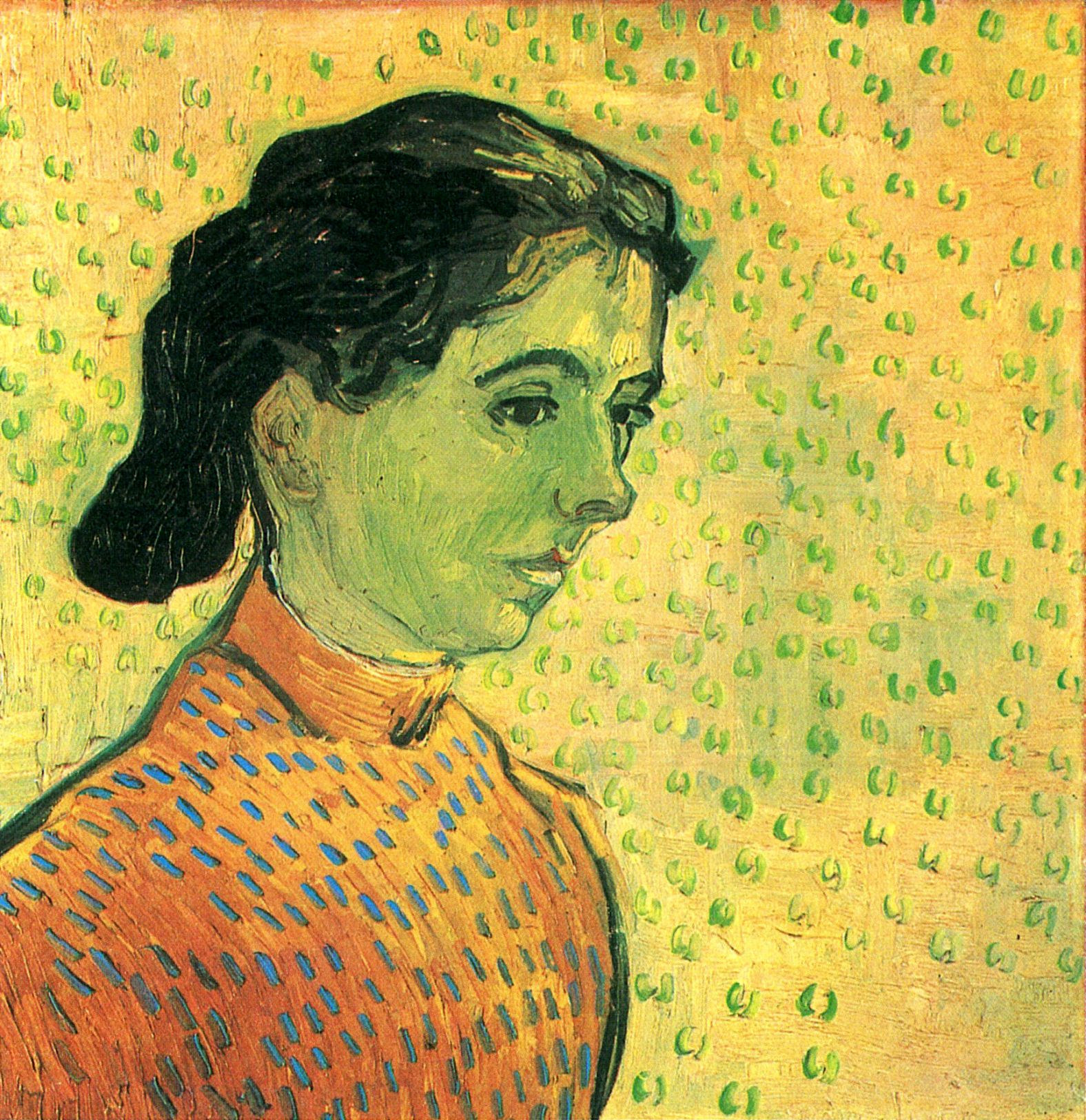The Little Arlesienne (1890) Vincent van Gogh tablo - Dekolata