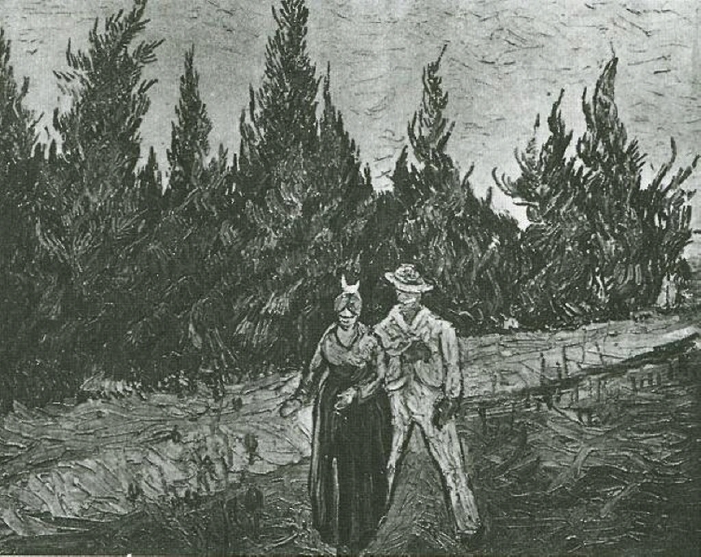 The Lovers The Poet s Garden IV (1888) Vincent van Gogh tablo - Dekolata