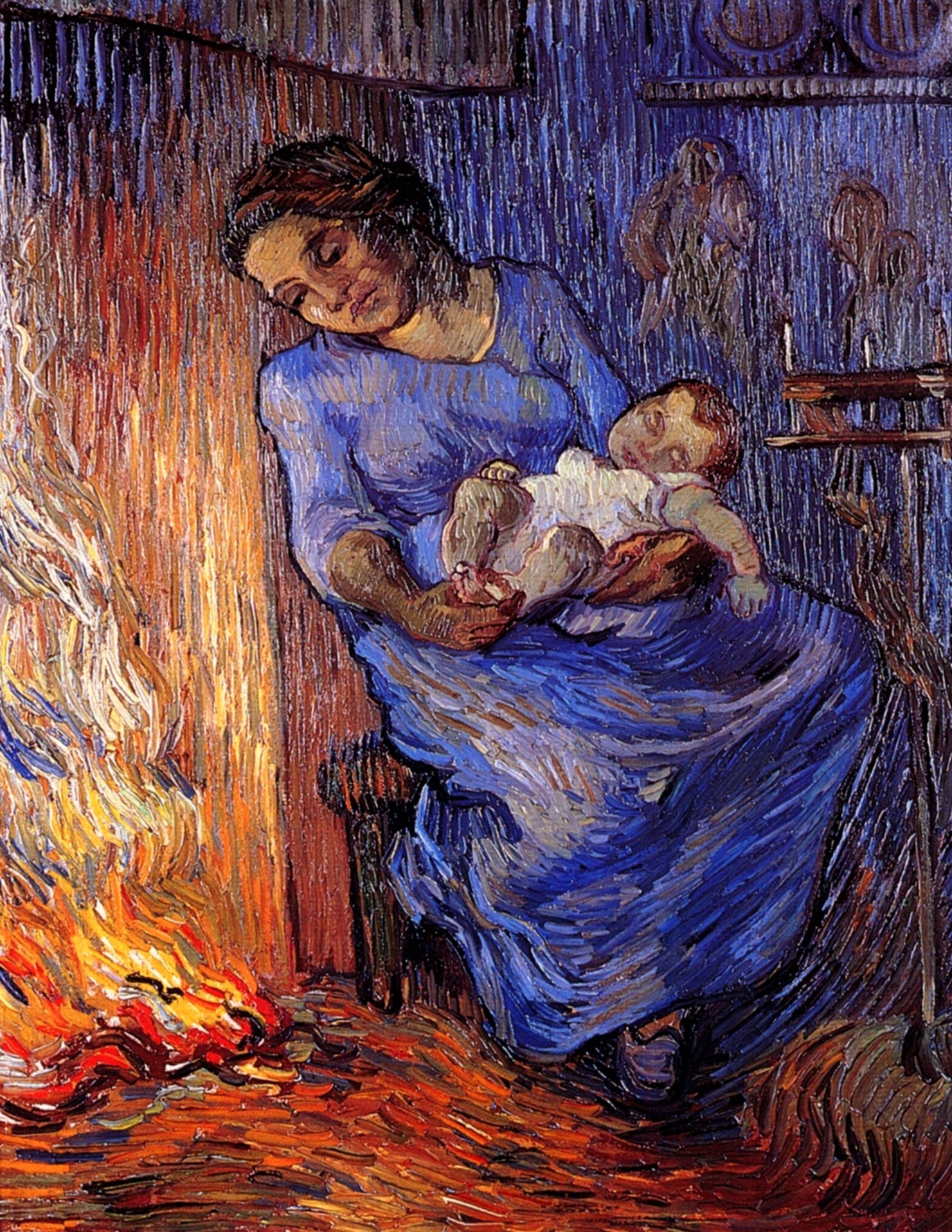 The Man is at Sea (after Demont Breton) (1889) Vincent van Gogh tablo - Dekolata