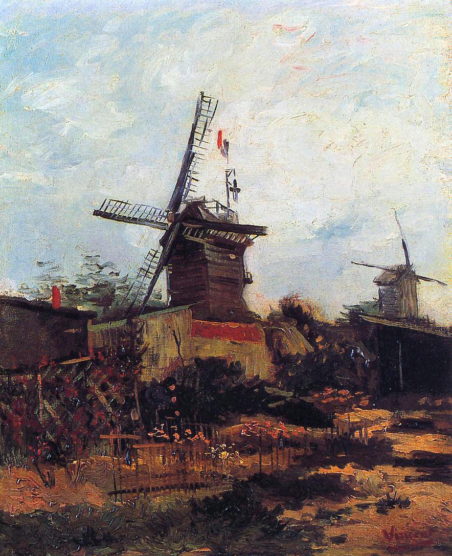 The Mill of Blute End (1886) Vincent van Gogh tablo - Dekolata