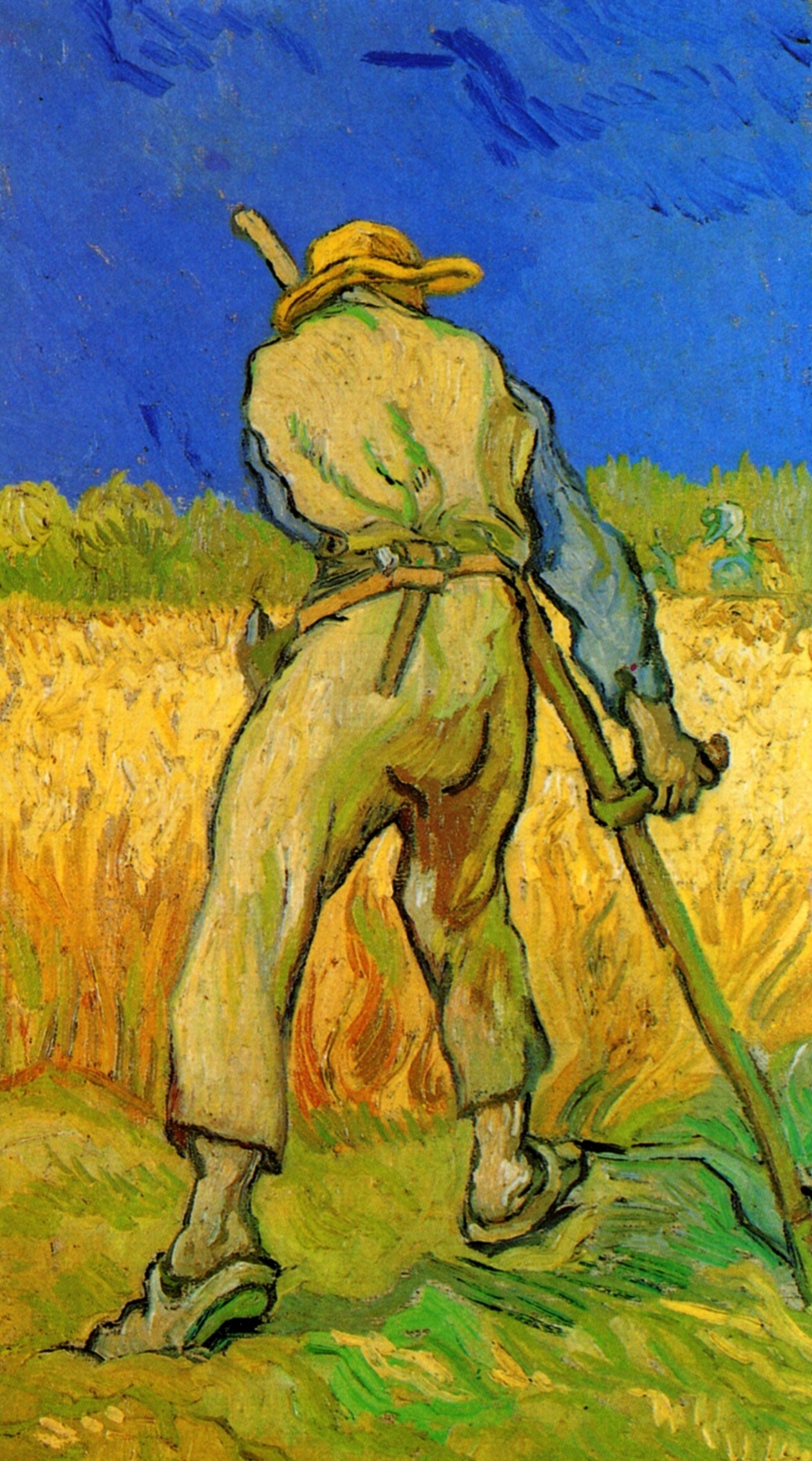The Reaper after Millet (1889) Vincent van Gogh tablo - Dekolata