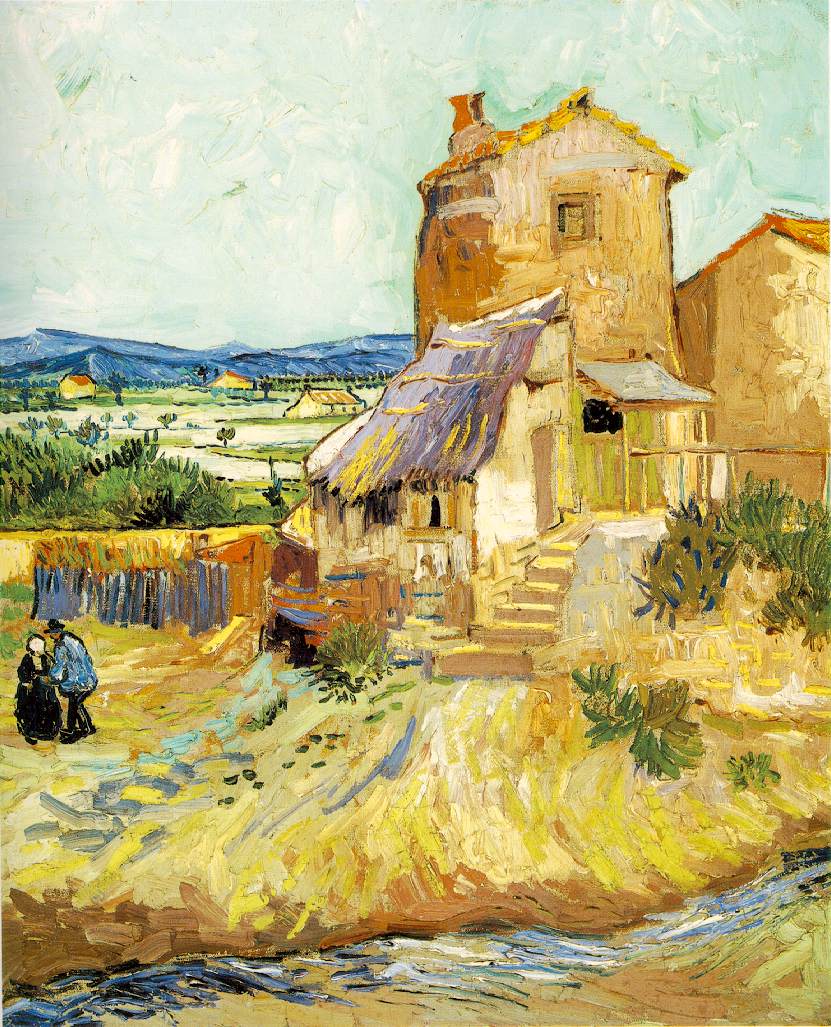 The old mill (1888) Vincent van Gogh tablo - Dekolata