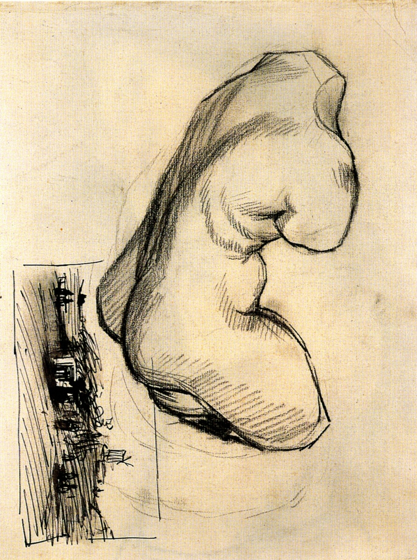 Torso of Venus and a Landscape (1887) Vincent van Gogh tablo - Dekolata