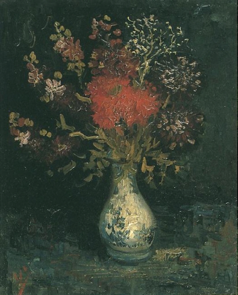 Vase with Flowers (1886) Vincent van Gogh tablo - Dekolata