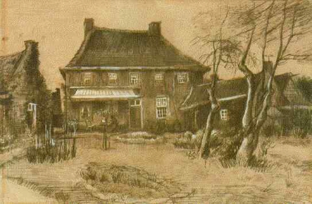 Vicarage at Nuenen (1884) Vincent van Gogh tablo - Dekolata