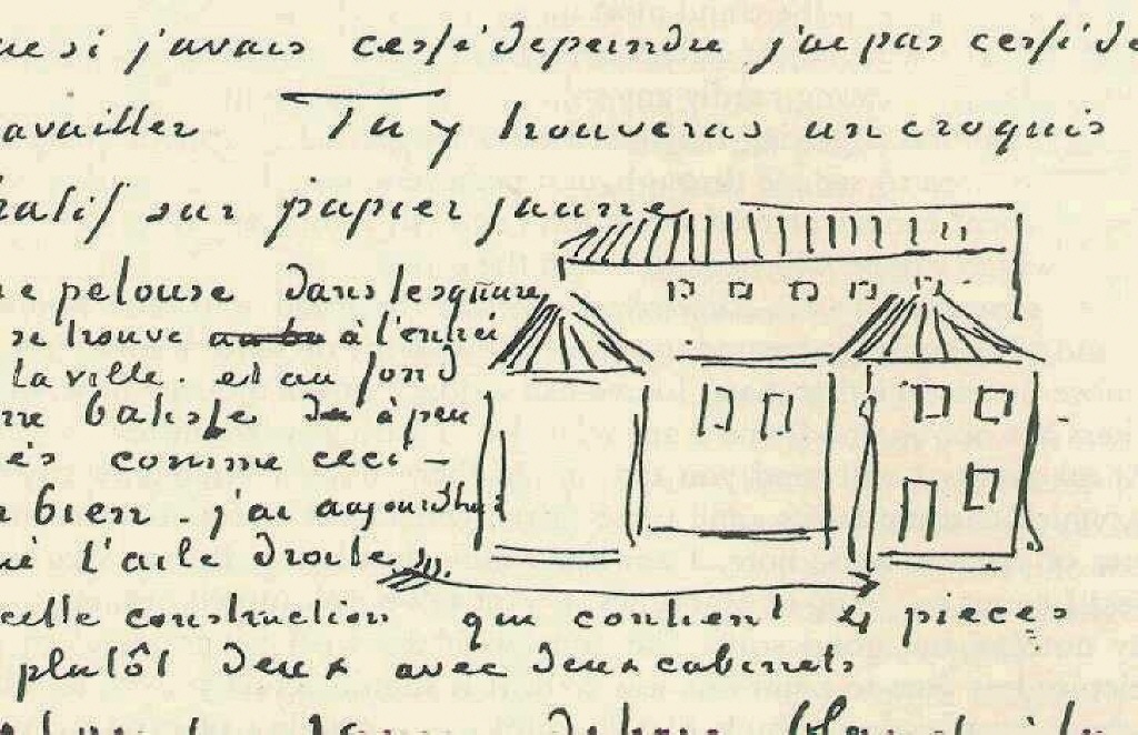 Vincent's House (1888) Vincent van Gogh tablo - Dekolata