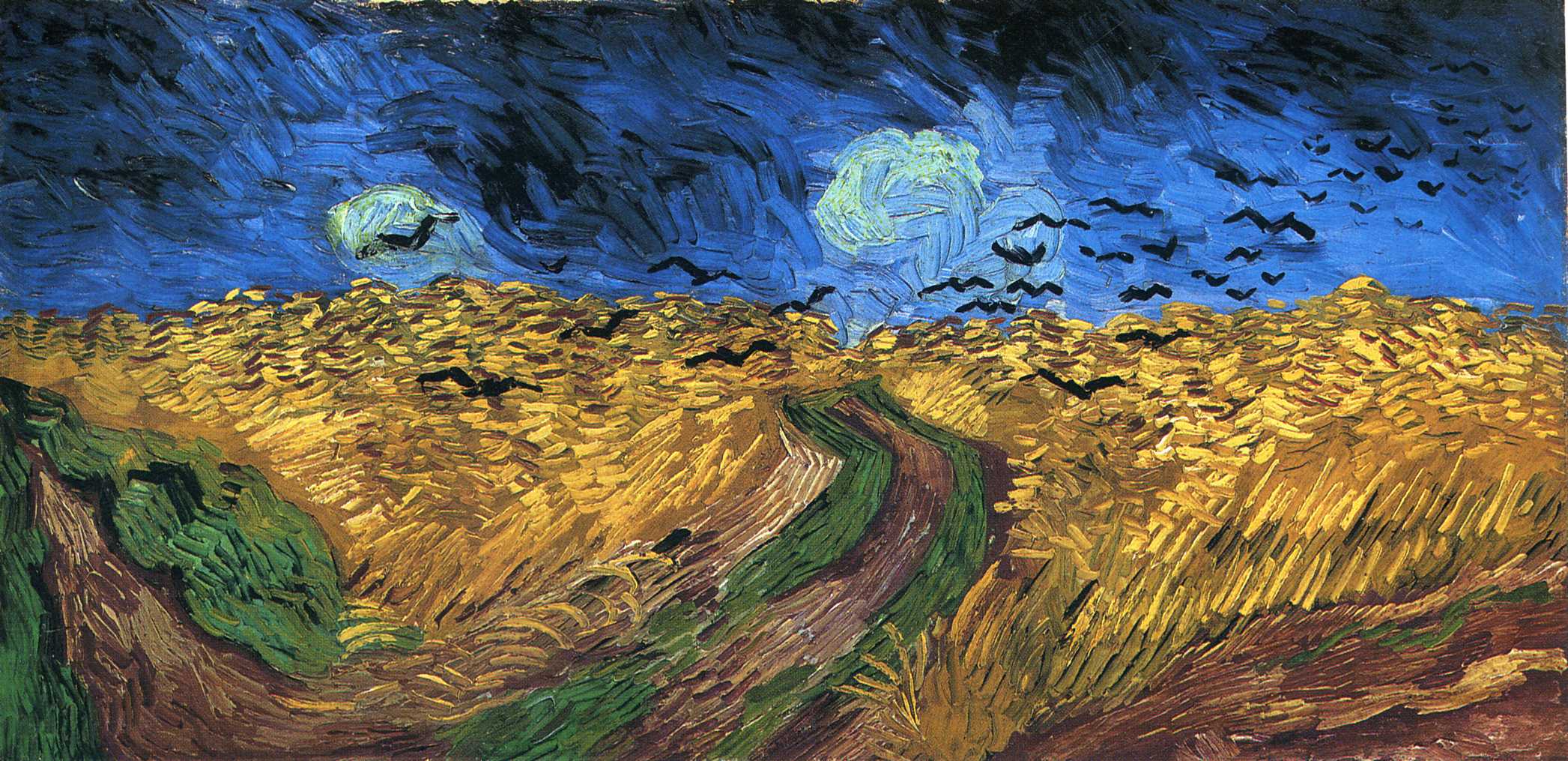 Wheatfield with Crows (1890) Vincent van Gogh tablo - Dekolata