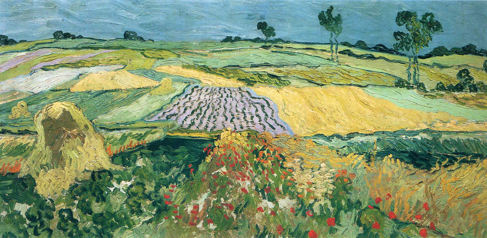 Wheatfields (1890) – Vincent van Gogh Tablo