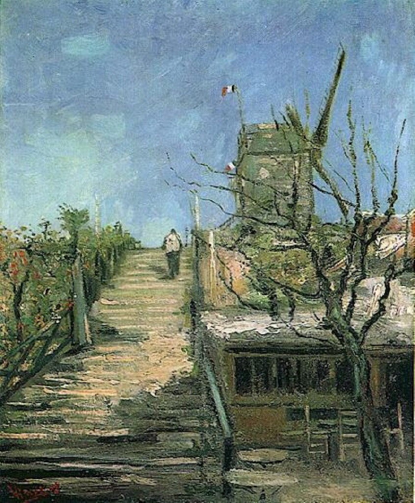 Windmill on Montmartre (1886) Vincent van Gogh tablo - Dekolata