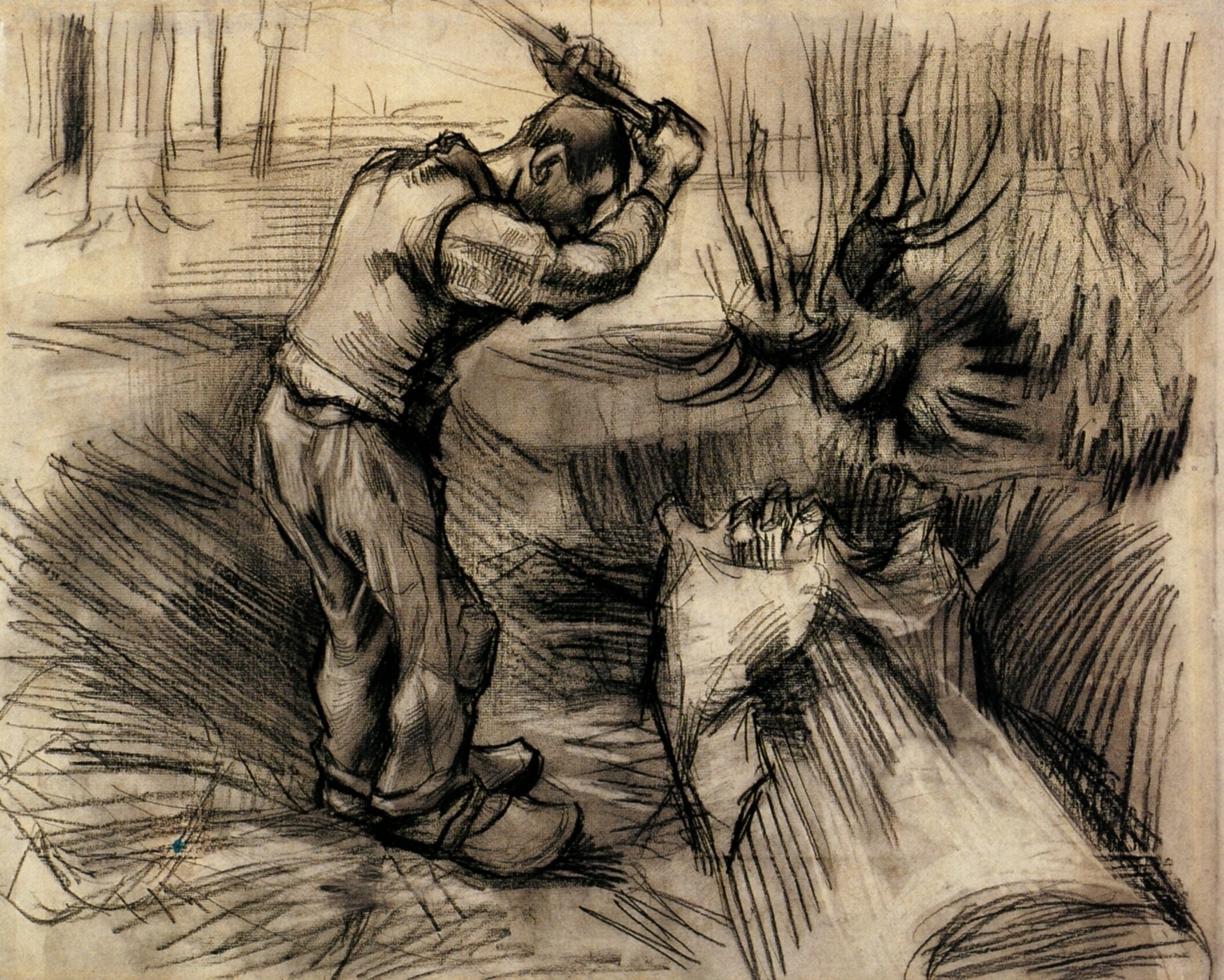 Woodcutter (1885) Vincent van Gogh tablo - Dekolata