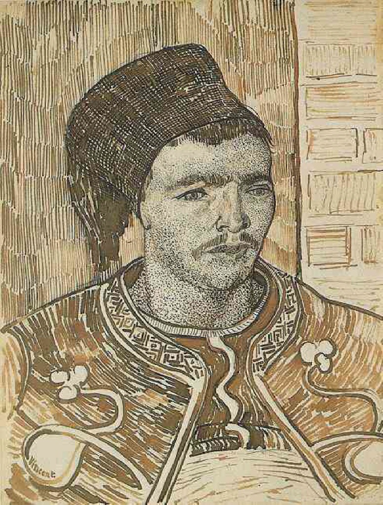 Zouave, Half Figure (1888) Vincent van Gogh tablo - Dekolata
