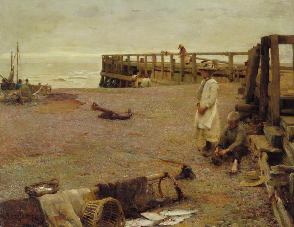 An October Morning (1885) – Walter Osborne Tablo
