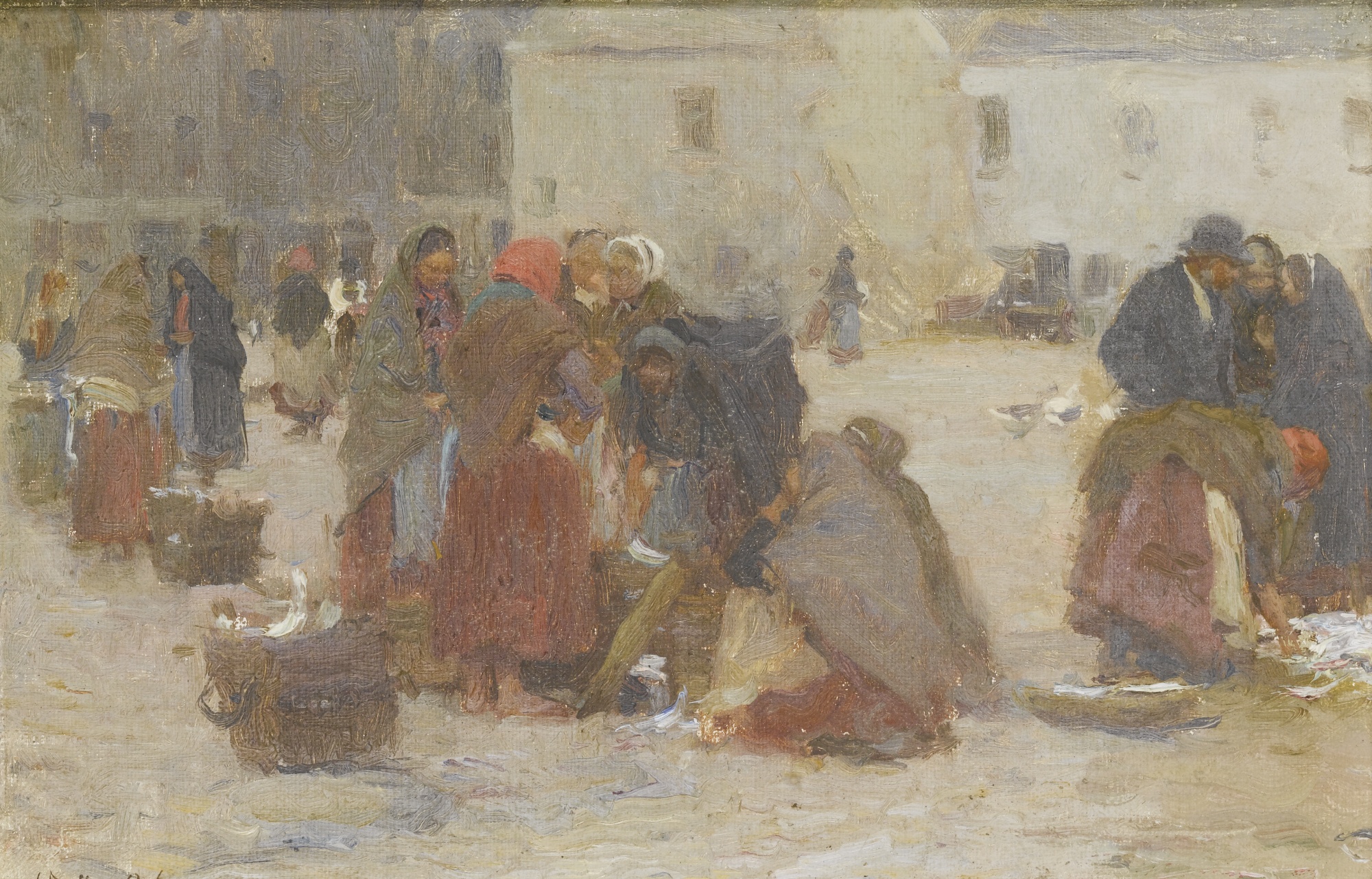 Fish Market, Galway Walter Osborne tablo - Dekolata