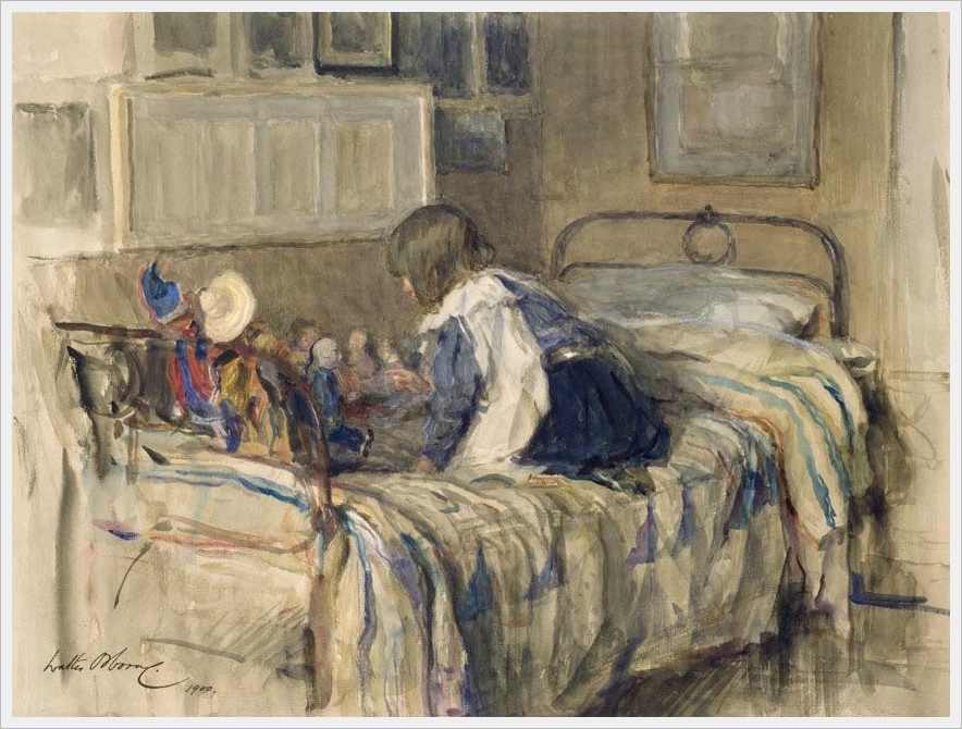 The Dolls' School (1900) Walter Osborne tablo - Dekolata