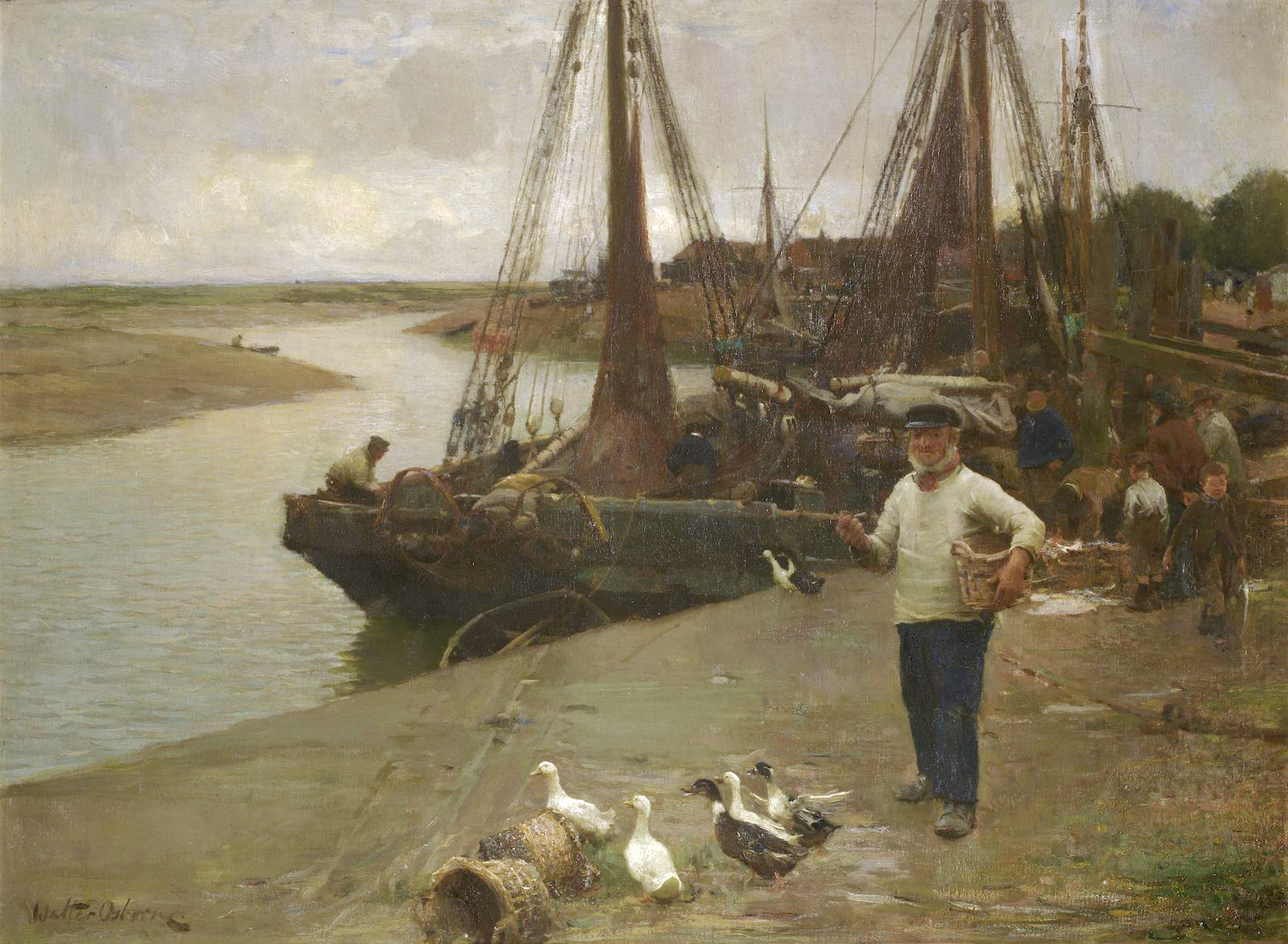 When the Boats Come in Walter Osborne tablo - Dekolata