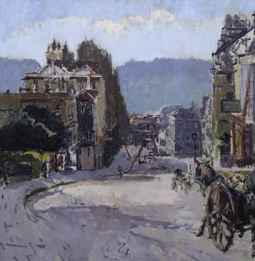 Belvedere, Bath (1917) Walter Sickert tablo - Dekolata