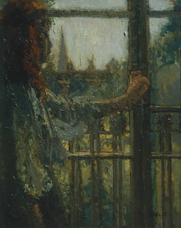Girl at a Window, Little Rachel (1907) Walter Sickert tablo - Dekolata