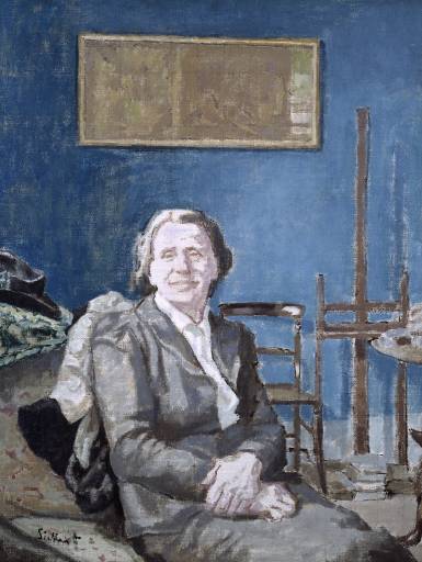 Lady Martin (1935) Walter Sickert tablo - Dekolata