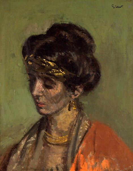 Portrait of Lady Noble – Walter Sickert Tablo