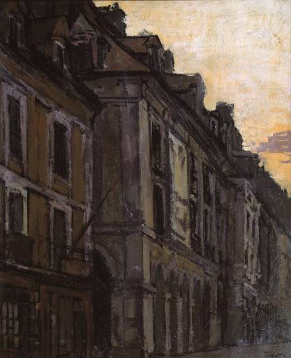The Arcades of Fish shop, Dieppe (1900) Walter Sickert tablo - Dekolata